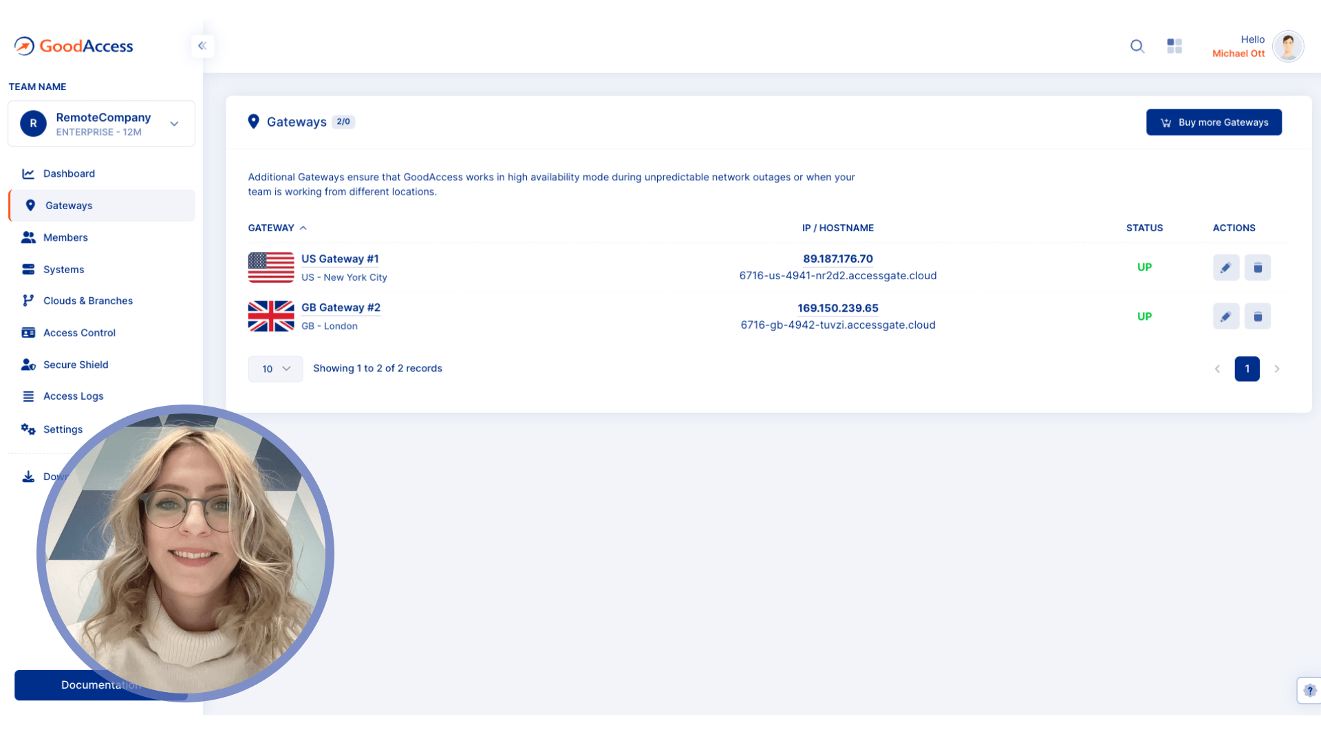 How to use GoodAccess VPN Gateway video demo