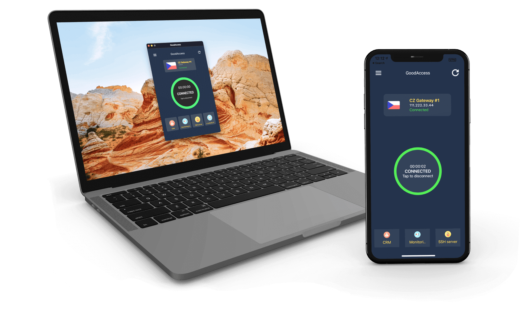 GoodAccess mobile and desktop app